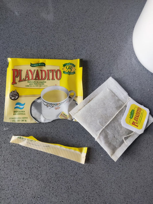 Mate Cocido Playadito - Sacos de chá argentino - 20 Unidades