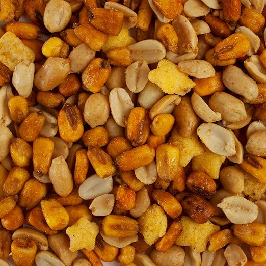 El Nogal Frutos Secos Cóctel de Frutos Secos Sabor Tex-Mex Bolsa, 125 G. SIN GLUTEN. APTO PARA CELÍACOS