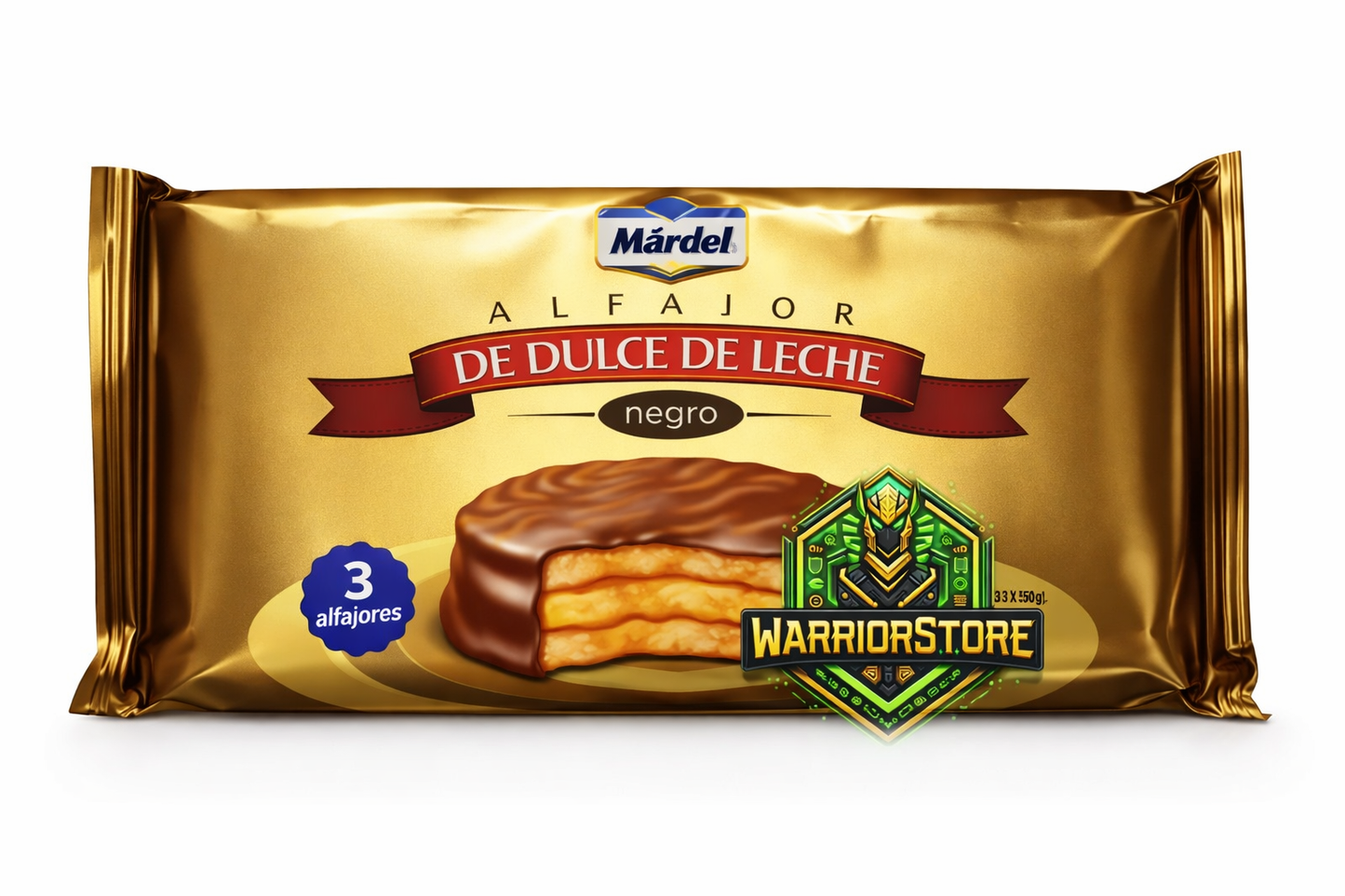 Alfajores Mardel Chocolate Negro 3x unidades 🇦🇷
