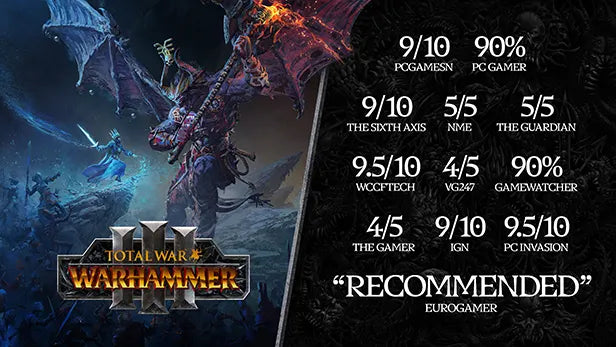 Jogo Total War: Warhammer III (Day One Edition) físico + dlc Ogre Kingdoms race pack (PC)
