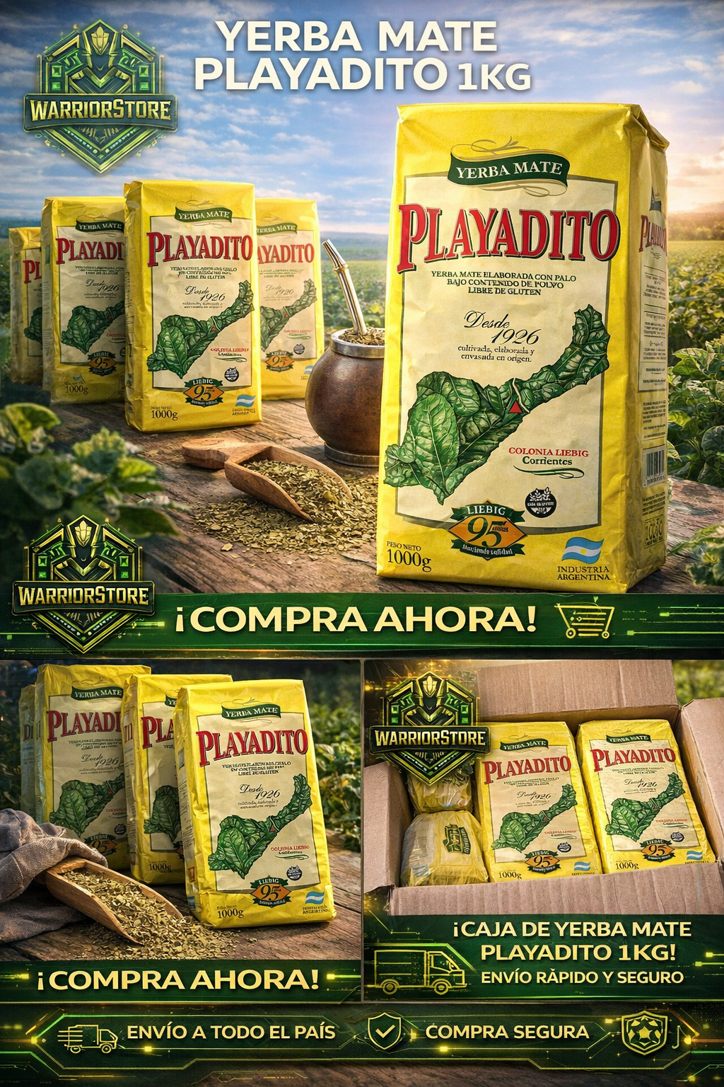 Yerba Mate Playadito 🧉🇦🇷