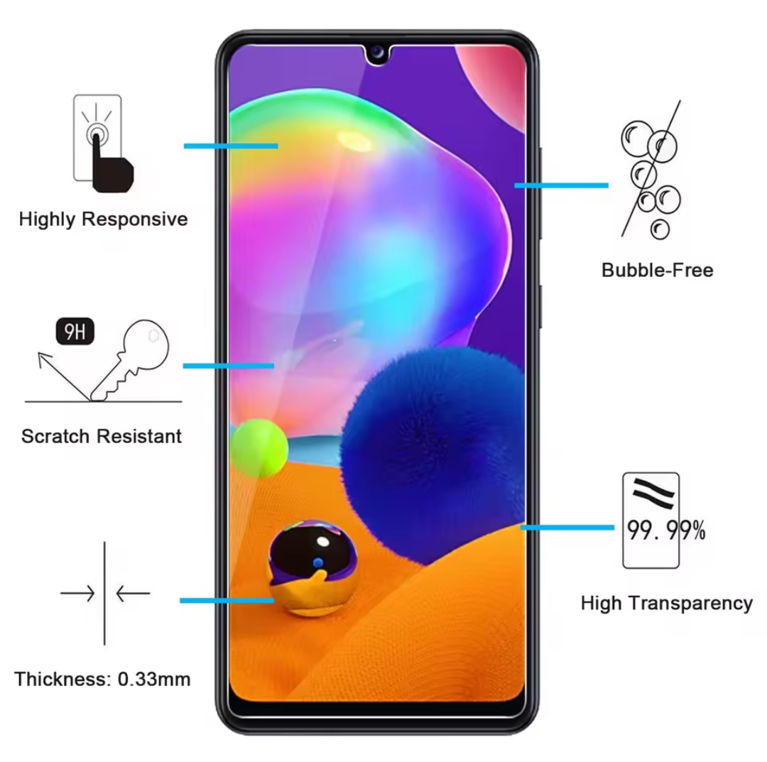 Vidro temperado para Samsung A31 x1 unidade