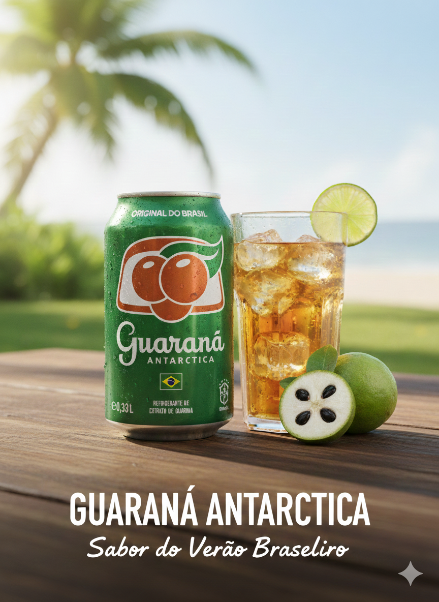 Guaraná Antarctica 330ml 🇧🇷