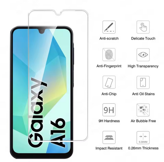 Vidro temperado Samsung A16 4G 1x unidade