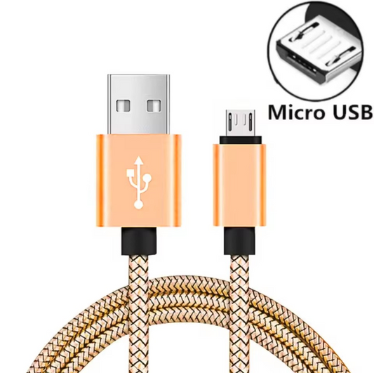 Cabo de carregamento rápido Micro USB - USB 1m